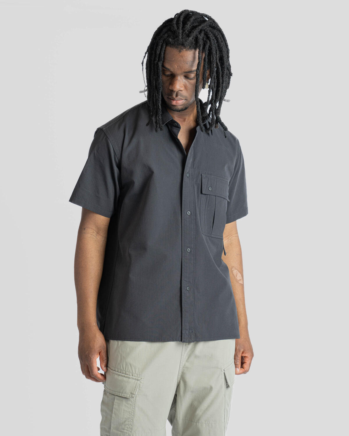 Snow Peak TAKIBI LIGHT RIPSTOP SHORT SLEEVE SHIRT | SH